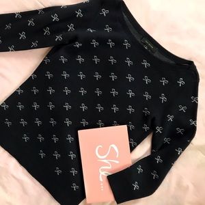 NWOT Cute Bow Sweater Ann Taylor